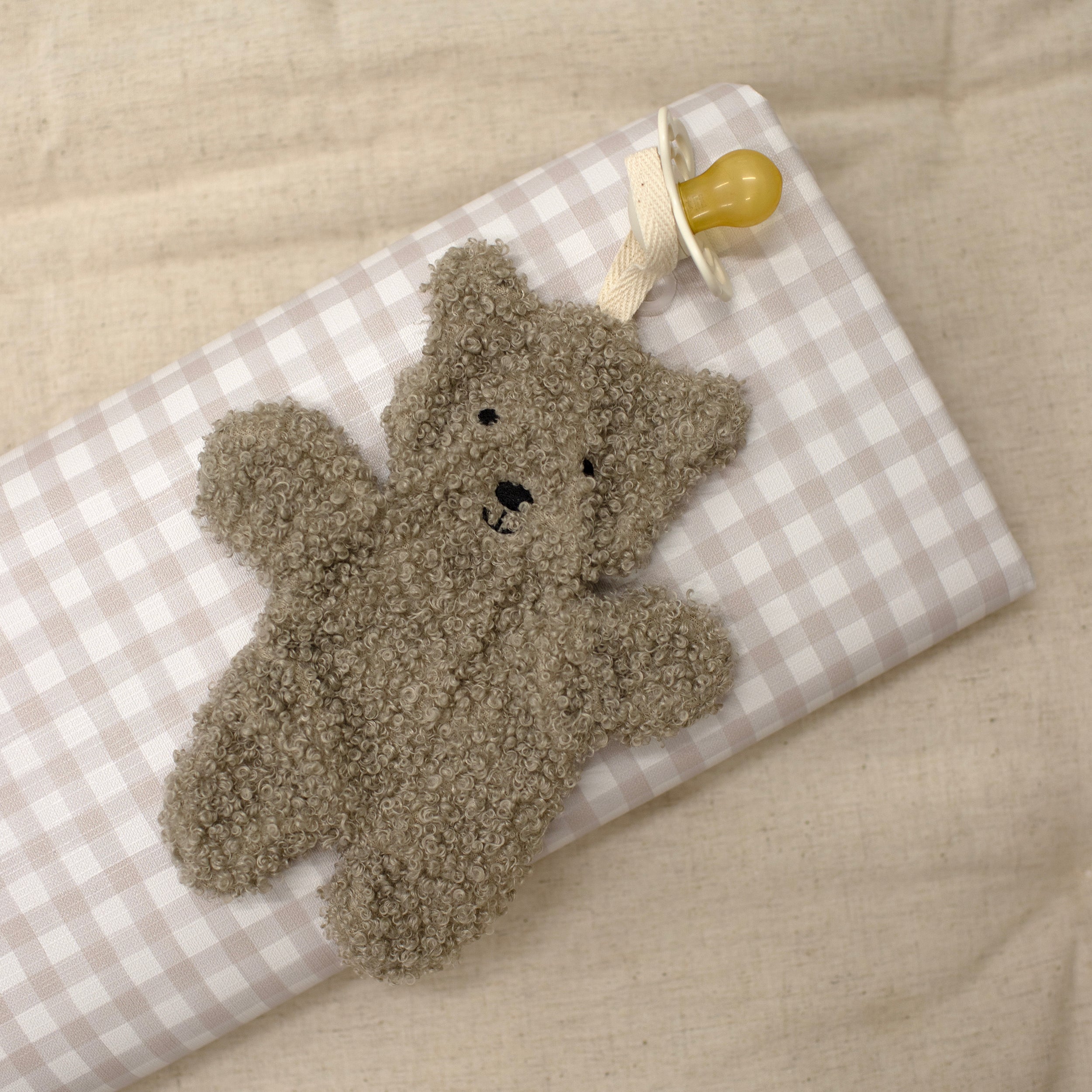 Pacifier with teddy bear sales