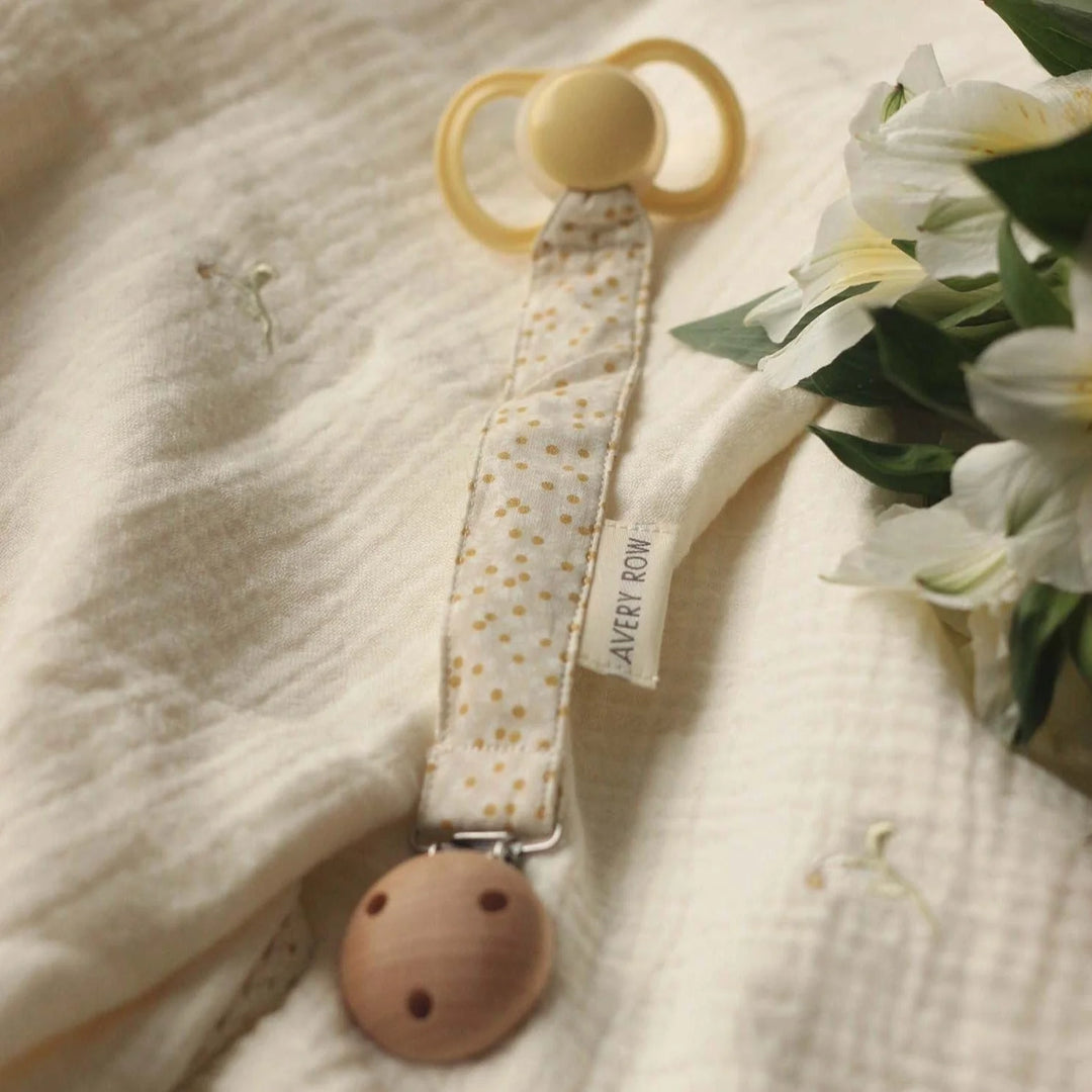 Avery Row - Pacifier Holder - Daisy Meadow