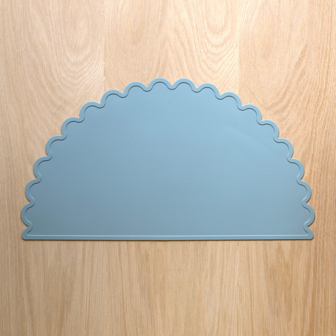 Mabel & Fox - Complete Silicone Tableware Set - Blue (7 Pcs)