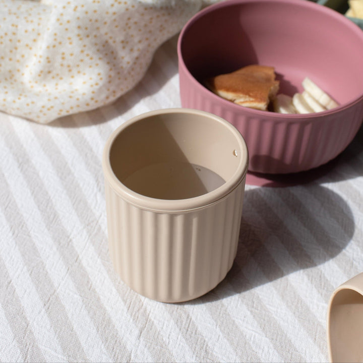Mabel & Fox - Silicone Cup - Beige