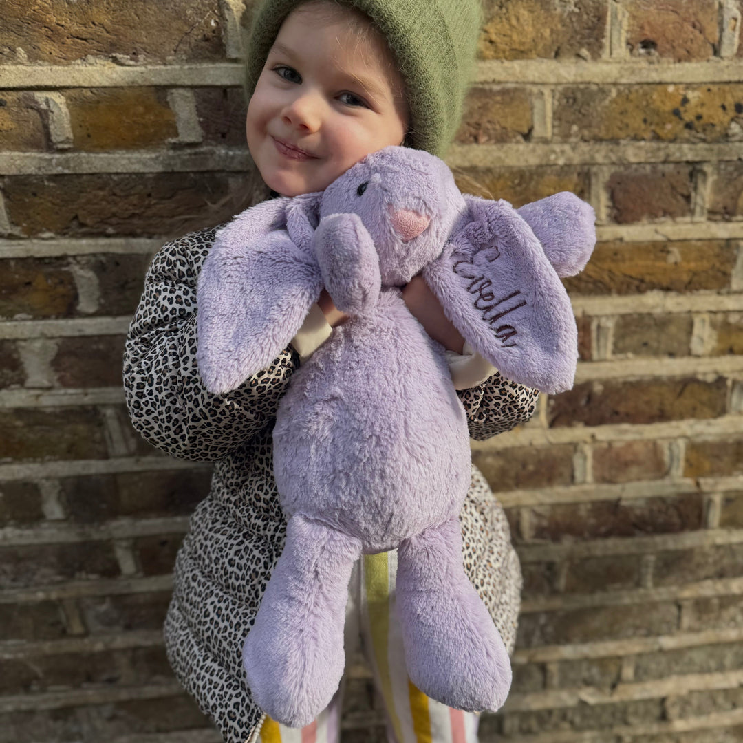 Mabel & Fox - Personalised Soft Toy Bunny - Violet - Mabel & Fox
