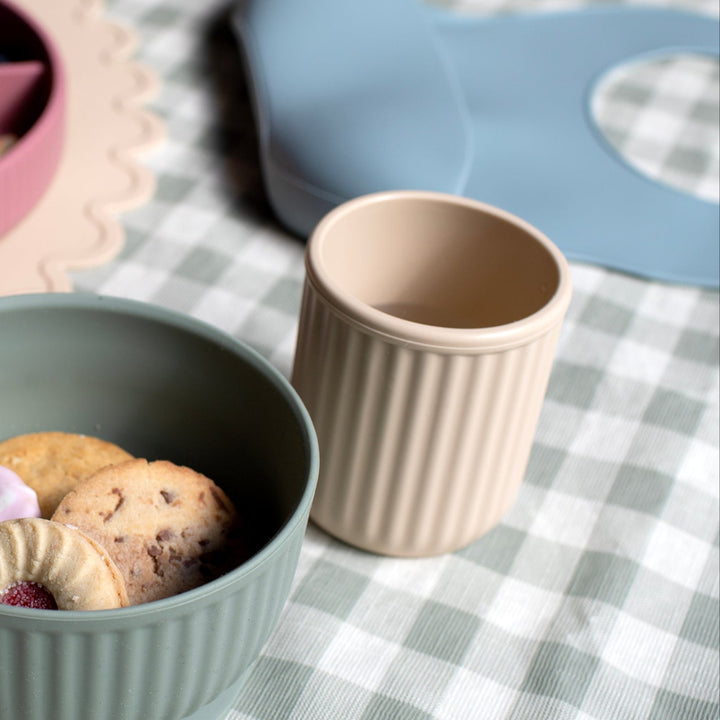 Mabel & Fox - Silicone Cup - Beige