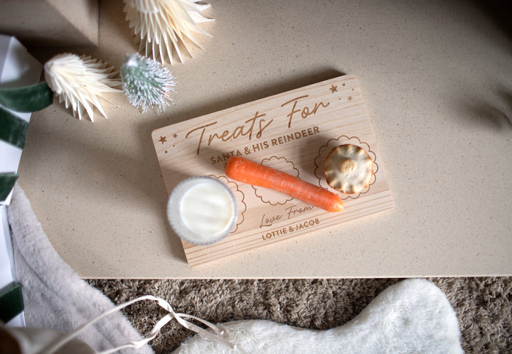 Mabel & Fox - Personalised Christmas Treat Board