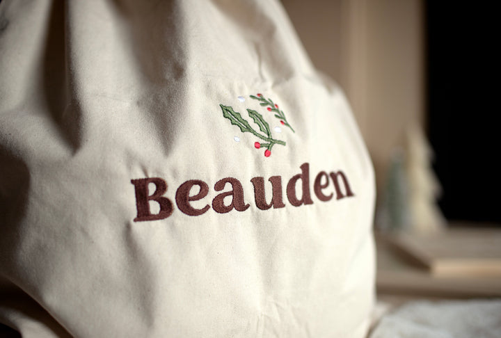 Mabel & Fox - Personalised Canvas Gift Sack - Embroidered
