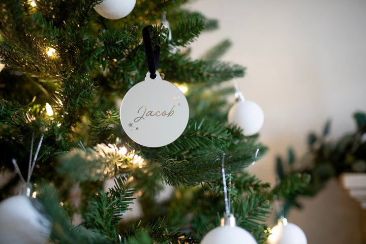 Mabel & Fox - Personalised Acrylic Decoration - Stars