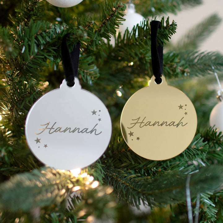 Mabel & Fox - Personalised Acrylic Decoration - Stars