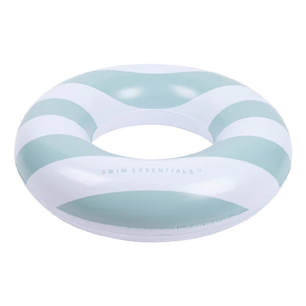 Swim Essentials - Swim Ring - Green White Striped - 90cm