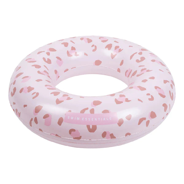 Swim Essentials - Swim Ring - Pink Leopard - 90cm - Mabel & Fox