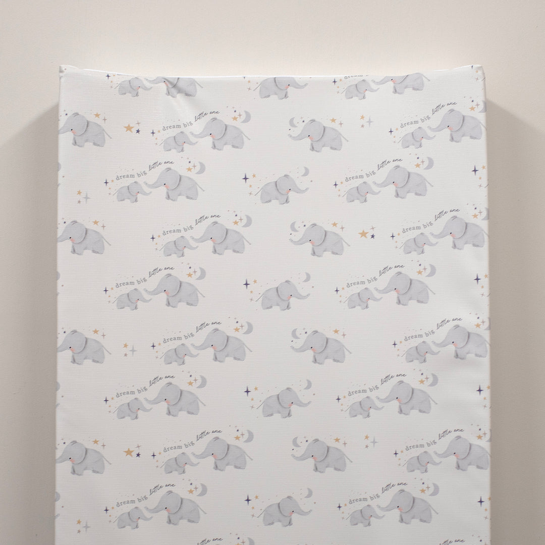 Mabel & Fox - Wedge Baby Changing Mat - Elephants