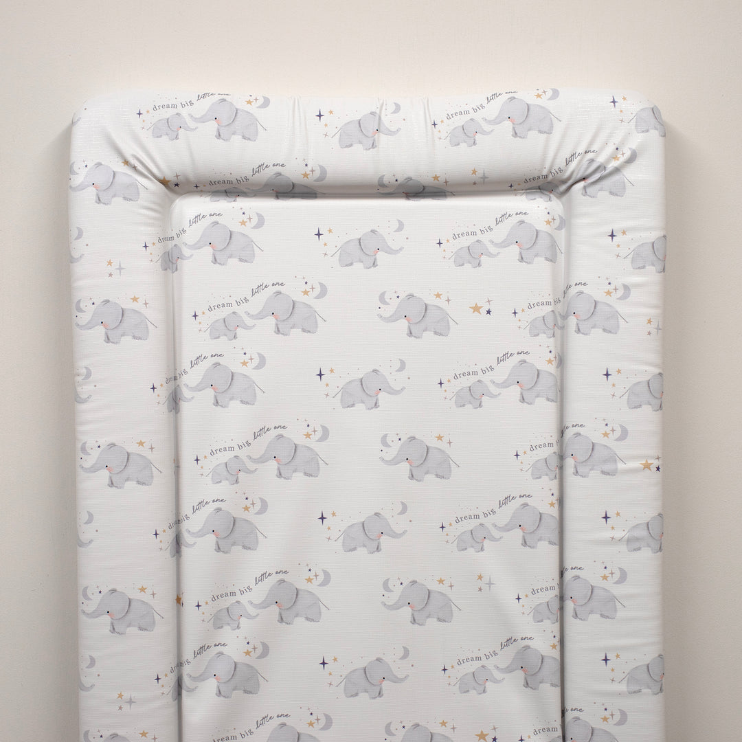 Mabel & Fox - Baby Changing Mat - Elephants