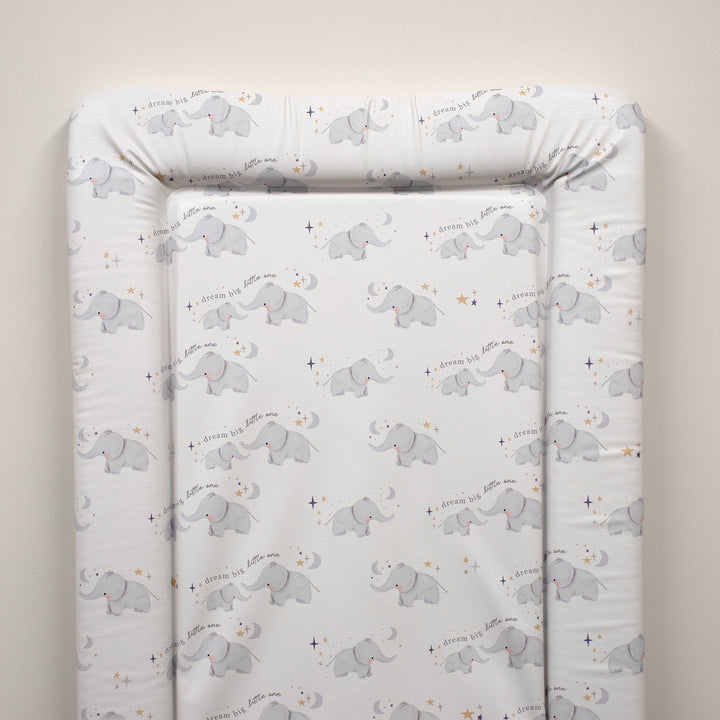 Mabel & Fox - Baby Changing Mat - Elephants