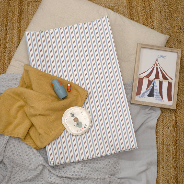 Mabel & Fox - Wedge Baby Changing Mat - Circus Stripe