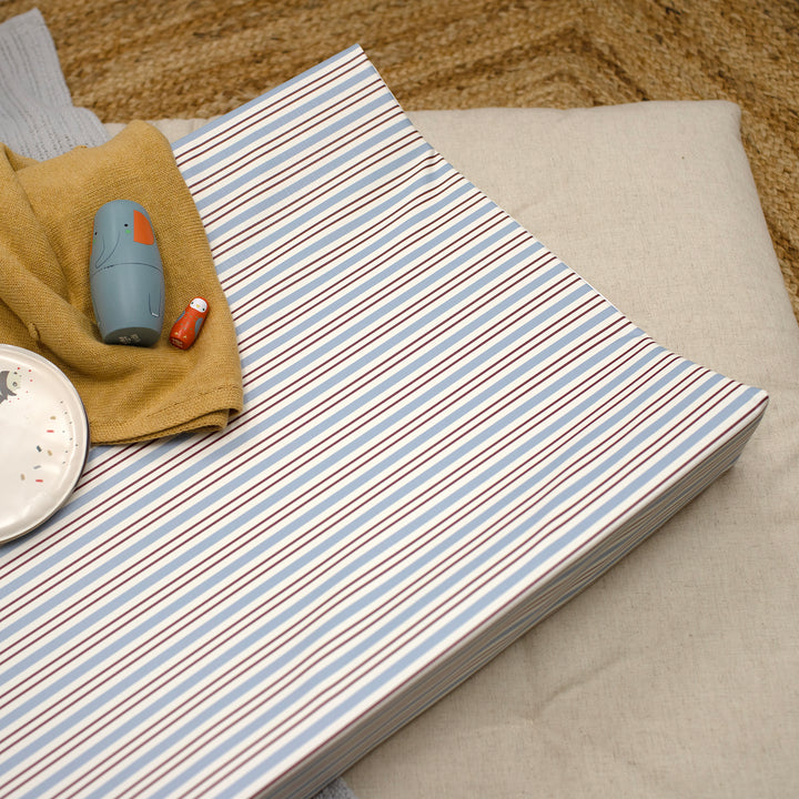 Mabel & Fox - Wedge Baby Changing Mat - Circus Stripe