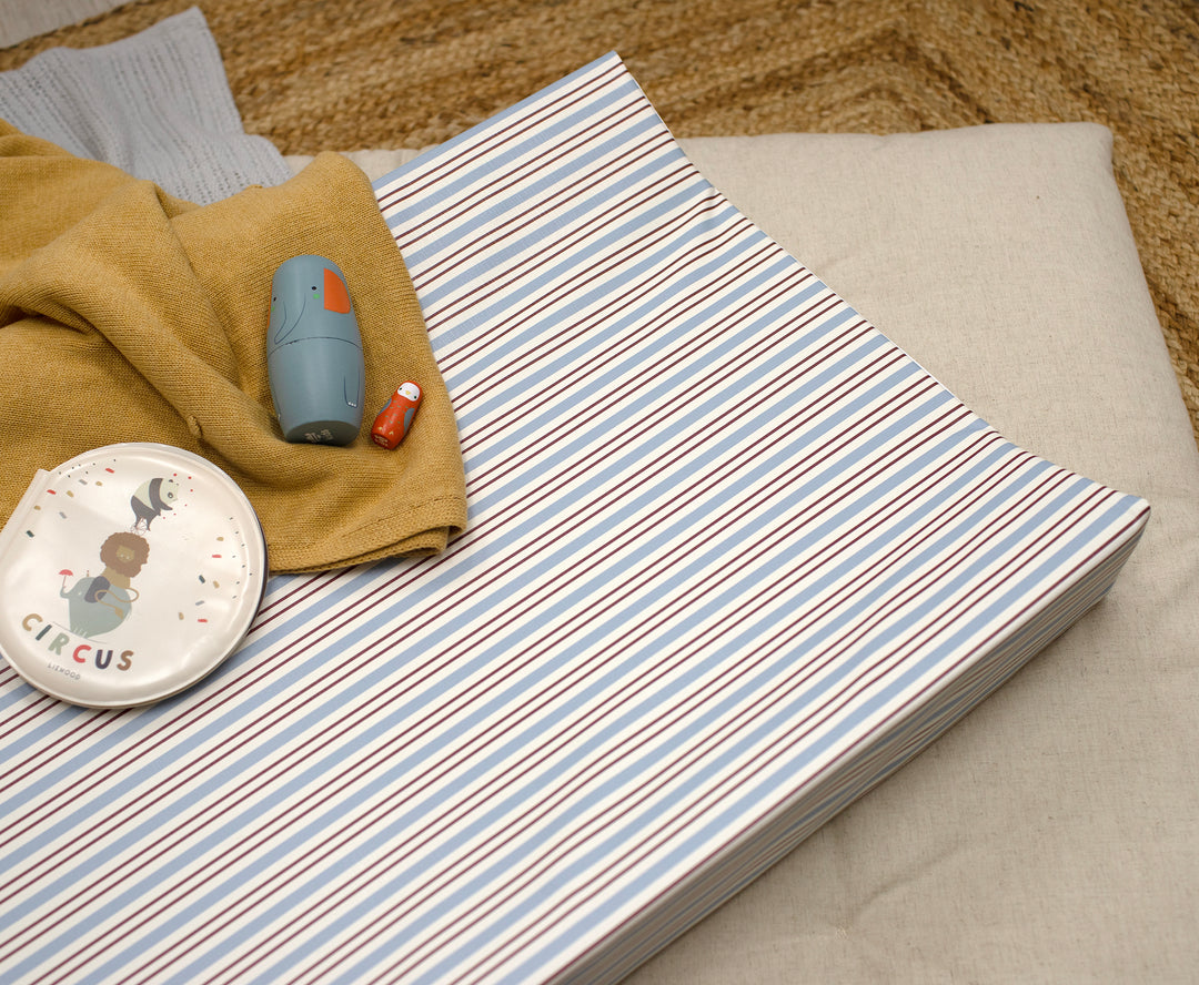 Mabel & Fox - Wedge Baby Changing Mat - Circus Stripe