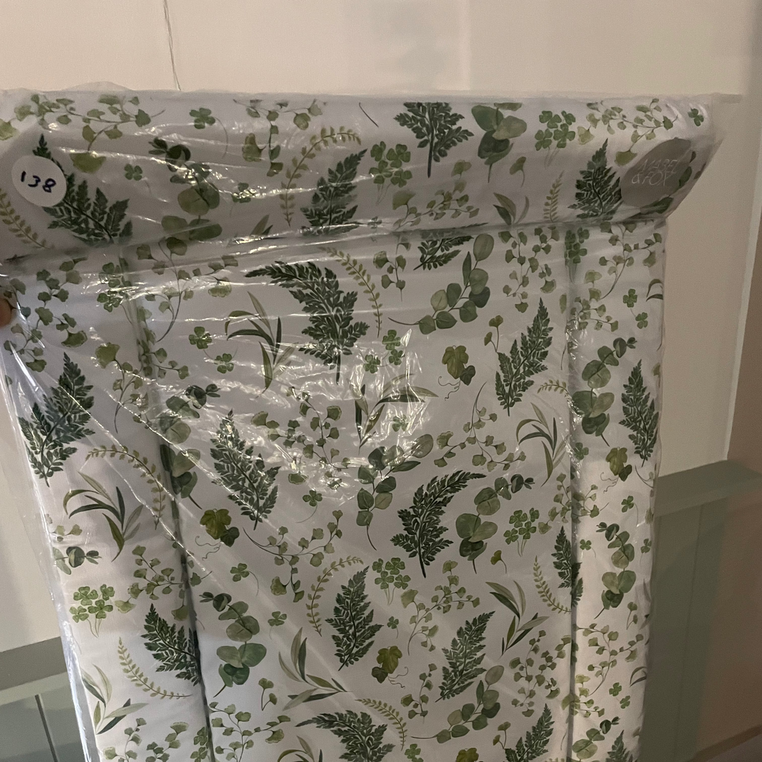 Sample Sale (Stitching Fault) - Mabel & Fox - Baby Changing Mat - Evergreen