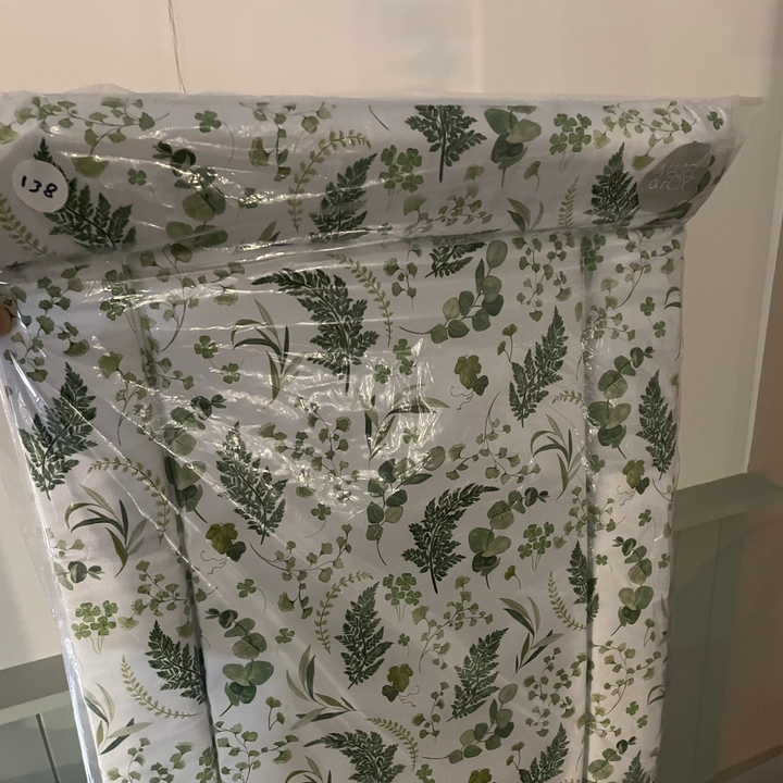 Sample Sale (Stitching Fault) - Mabel & Fox - Baby Changing Mat - Evergreen