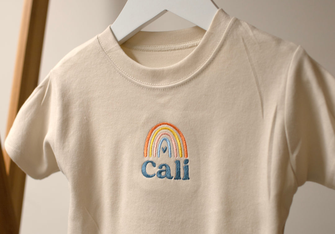 Mabel & Fox - Personalised T-Shirt - Rainbow