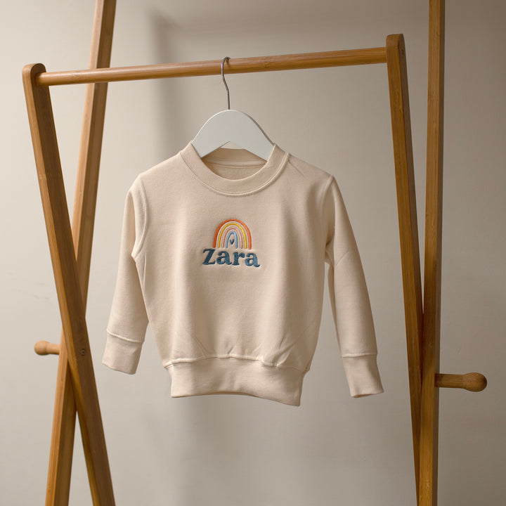 Mabel & Fox - Personalised Jumper - Rainbow