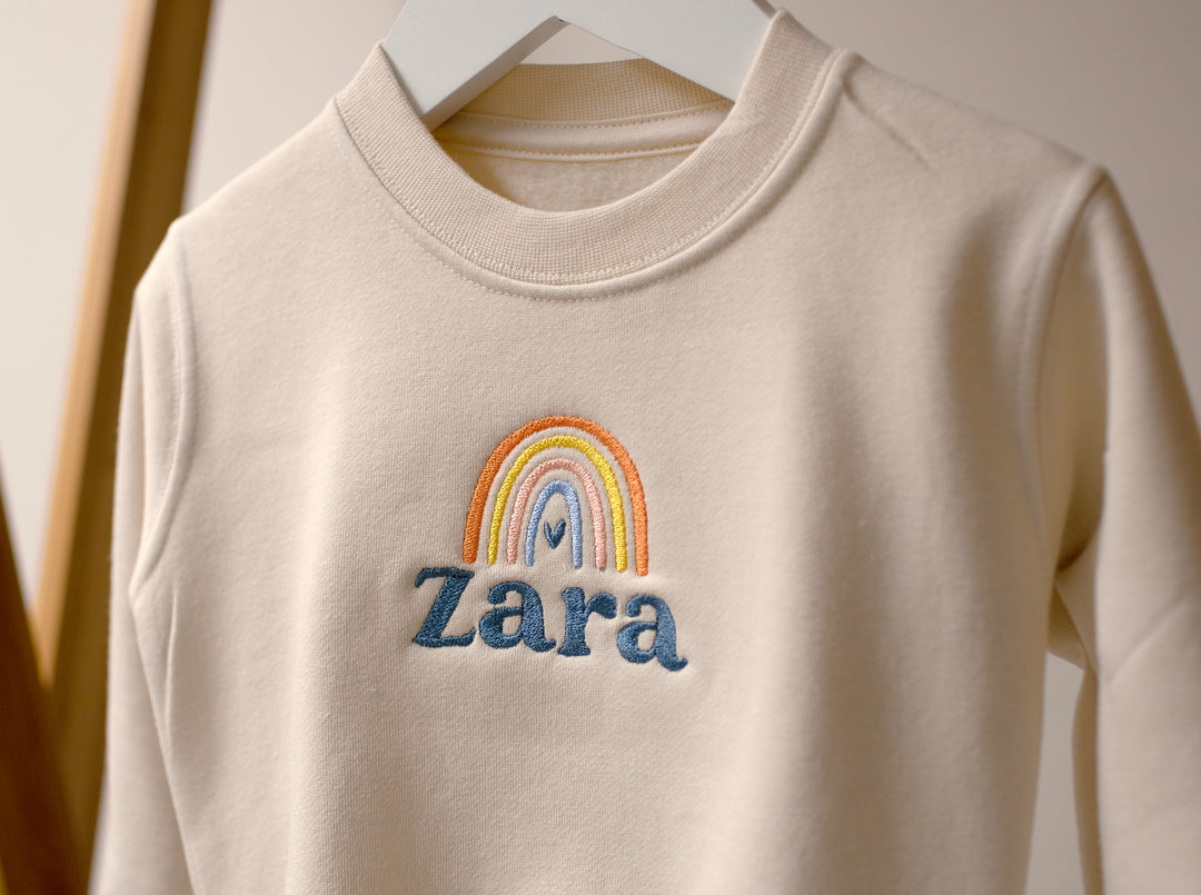 Mabel & Fox - Personalised Jumper - Rainbow