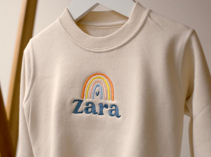 Mabel & Fox - Personalised Jumper - Rainbow
