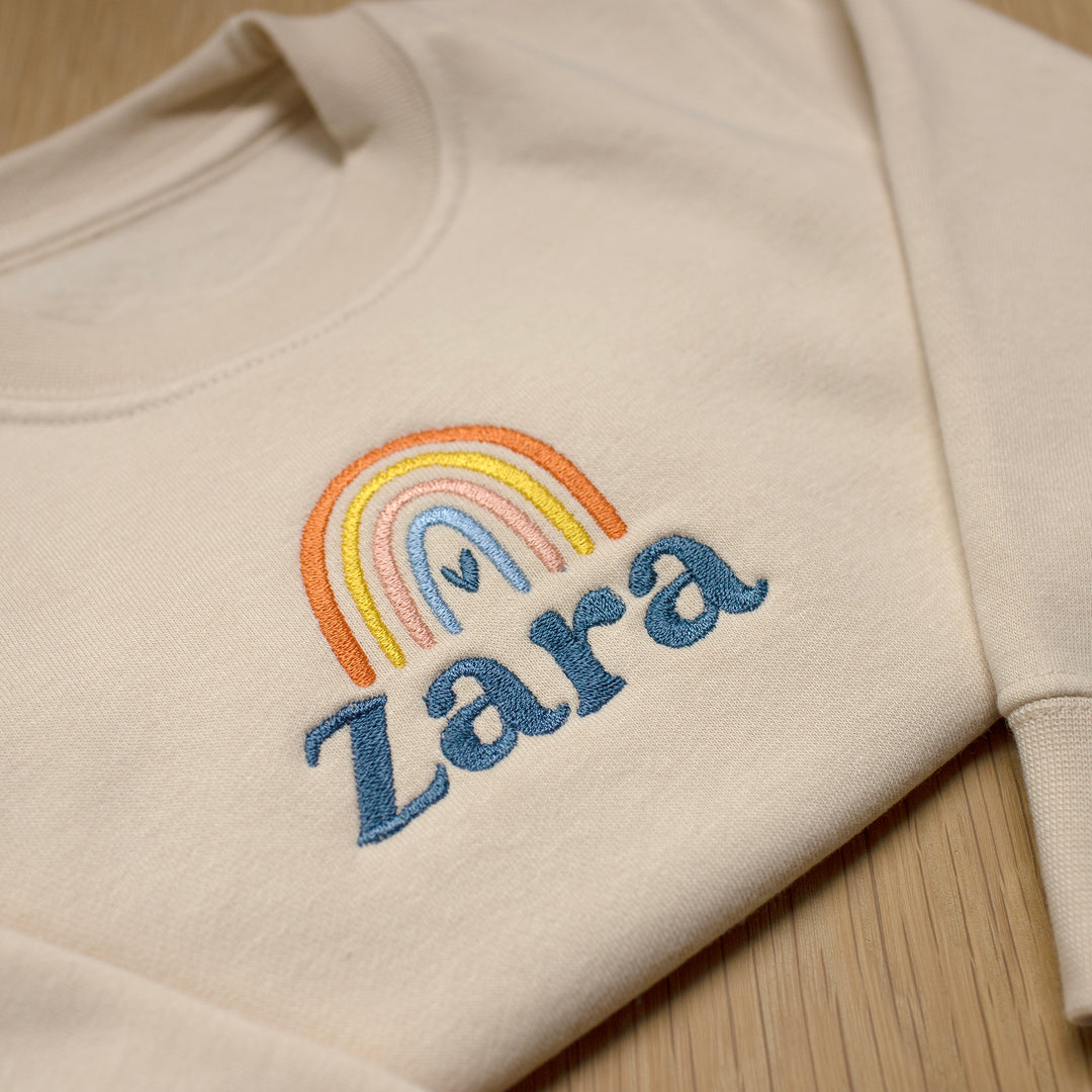 Mabel & Fox - Personalised Jumper - Rainbow