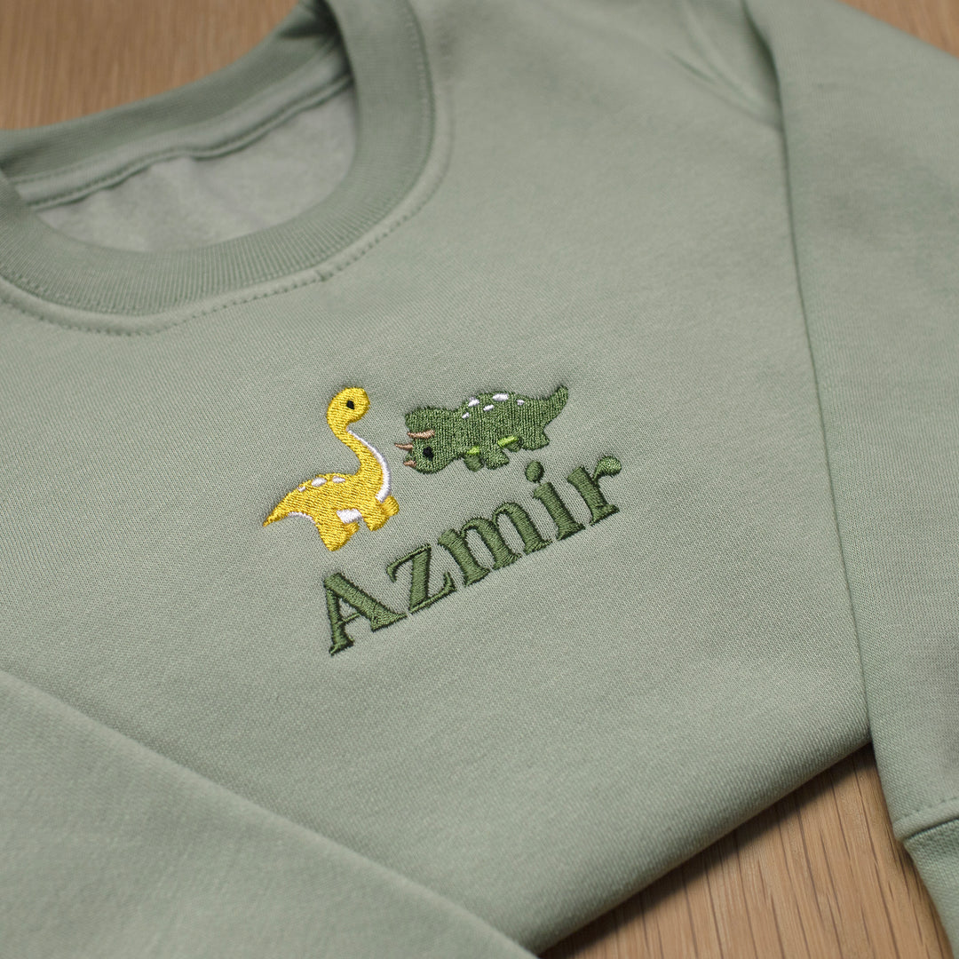 Mabel & Fox - Personalised Jumper - Dinosaur