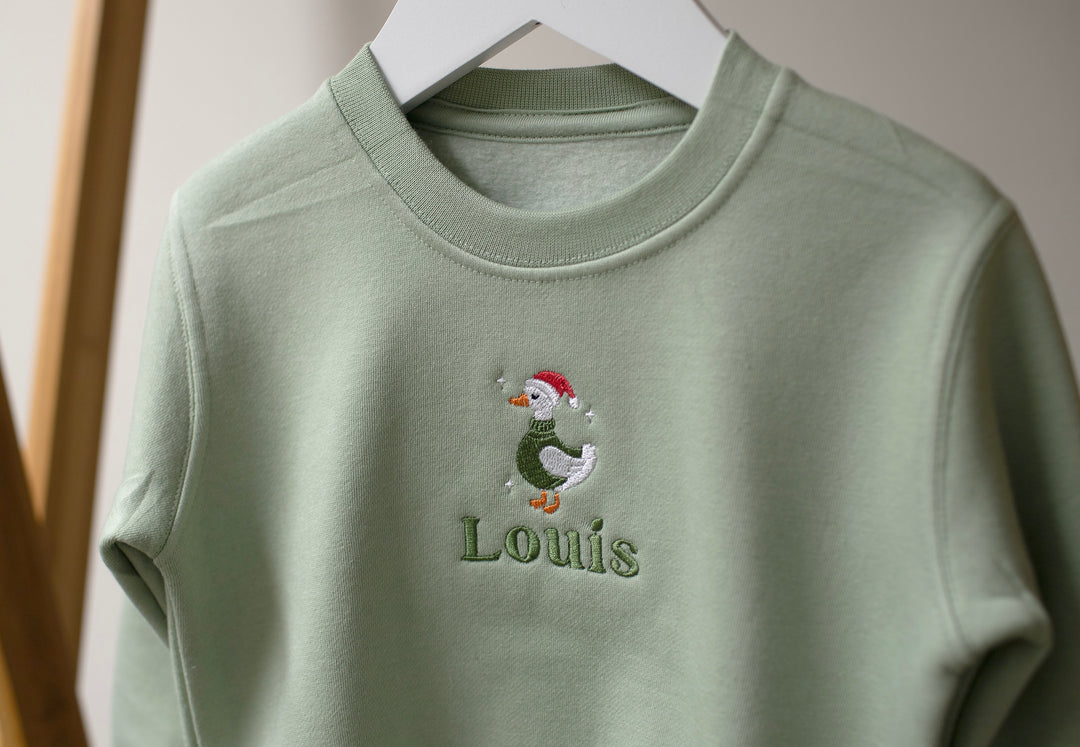 Mabel & Fox - Personalised Jumper - Christmas Goose
