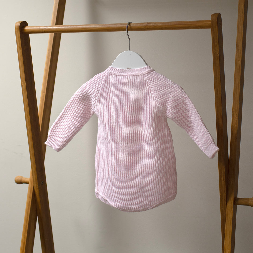 Mabel & Fox - Knitted Romper - Pink - Mabel & Fox