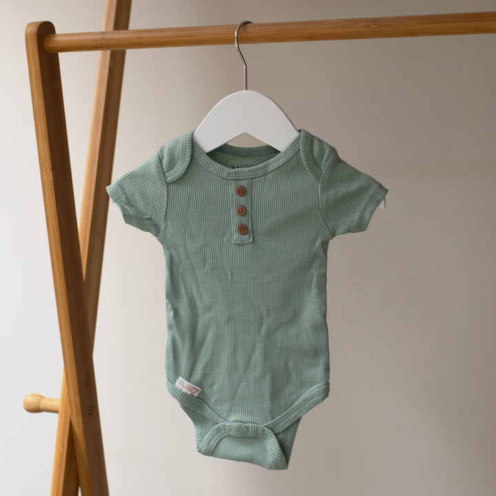 Mabel & Fox - Personalised Baby Gift Set - Sage