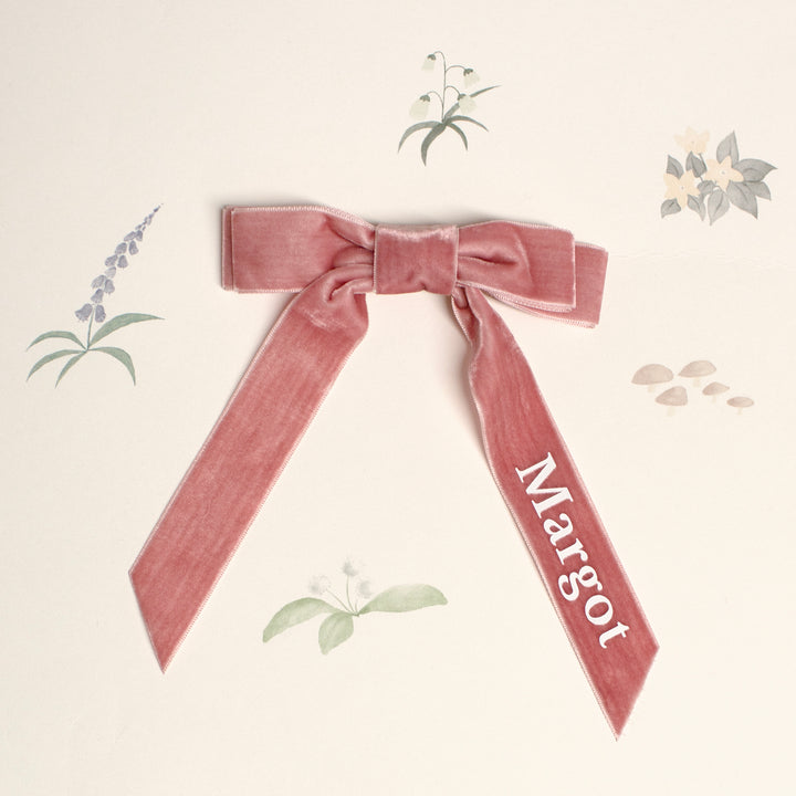 Mabel & Fox - Personalised Name Hair Bow Clip