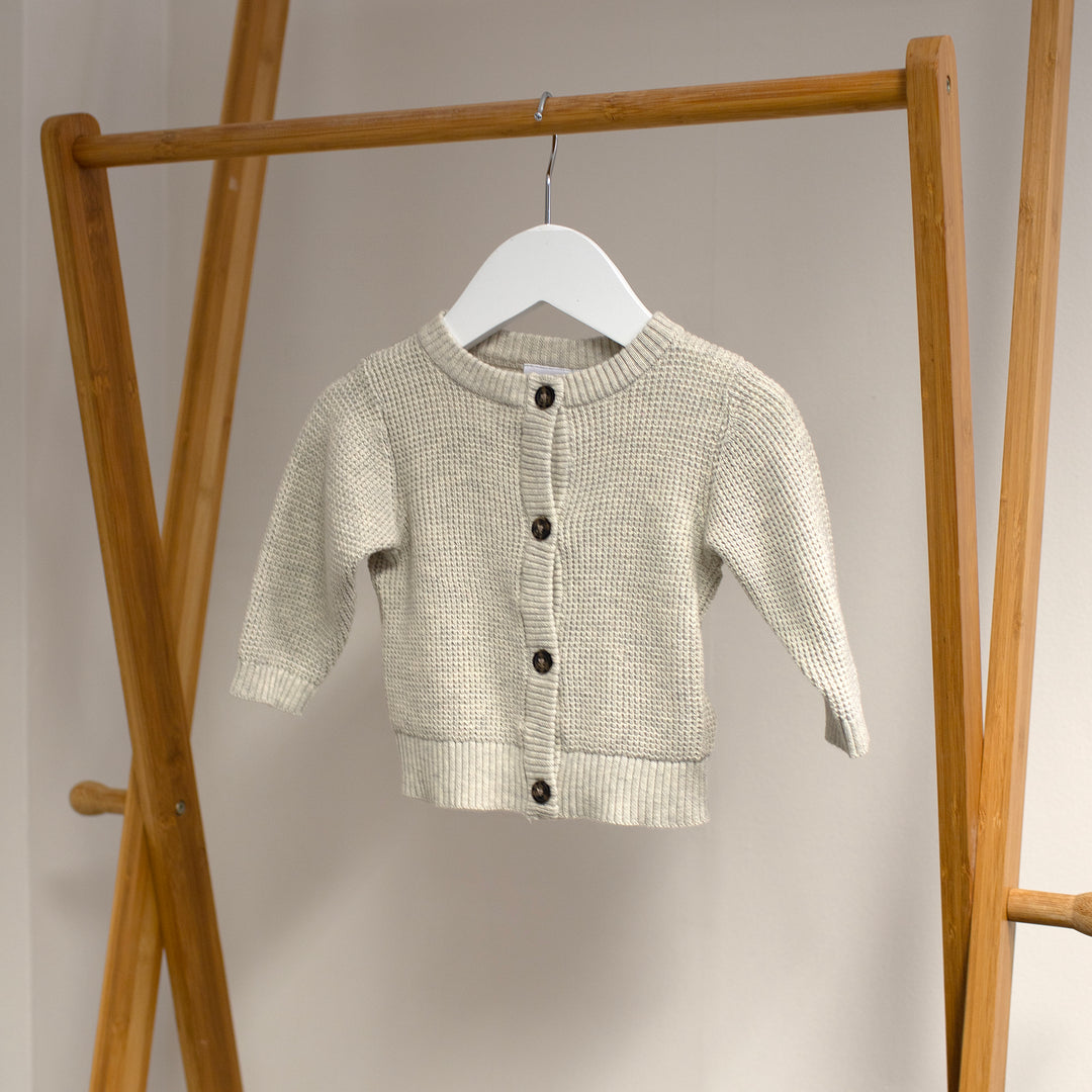 Name It - Knit Cardigan - Cream - Mabel & Fox