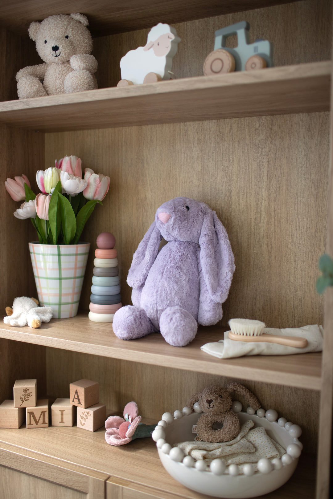 Mabel & Fox - Soft Toy Bunny - Violet - Mabel & Fox