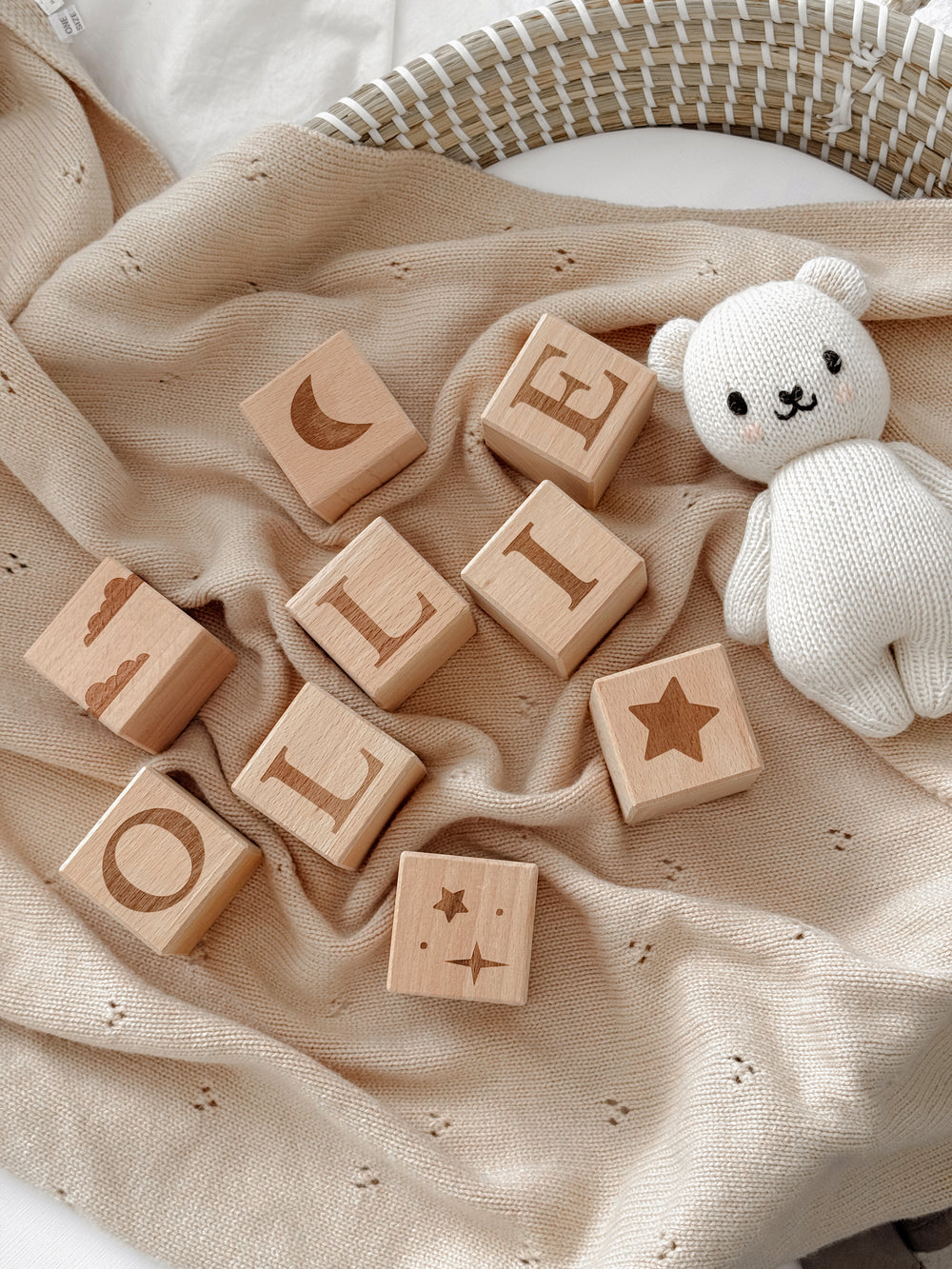 Mabel & Fox - Personalised Wooden Blocks - Mabel & Fox