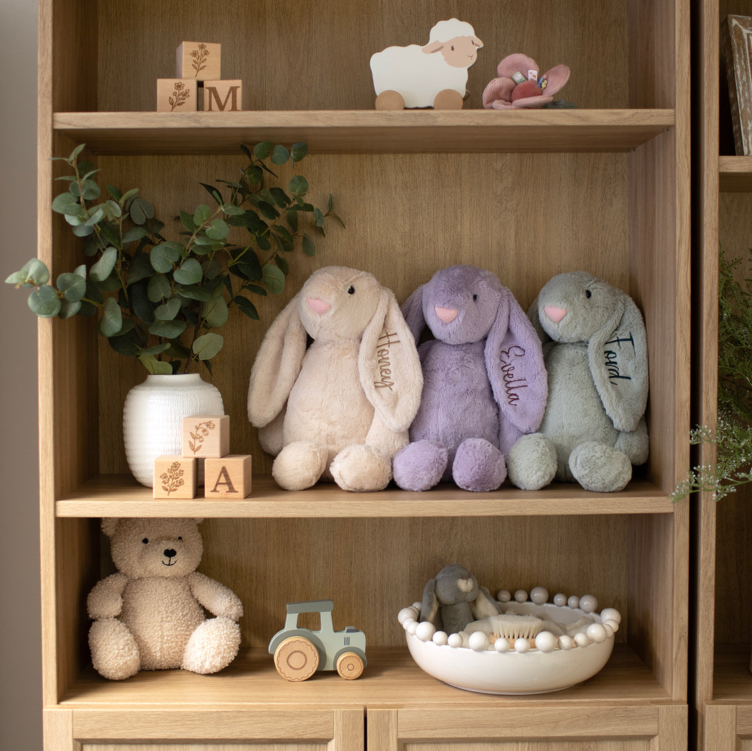 Mabel & Fox - Personalised Soft Toy Bunny - Violet