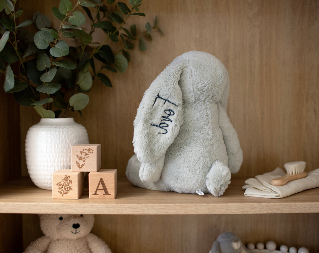Mabel & Fox - Personalised Soft Toy Bunny - Basil