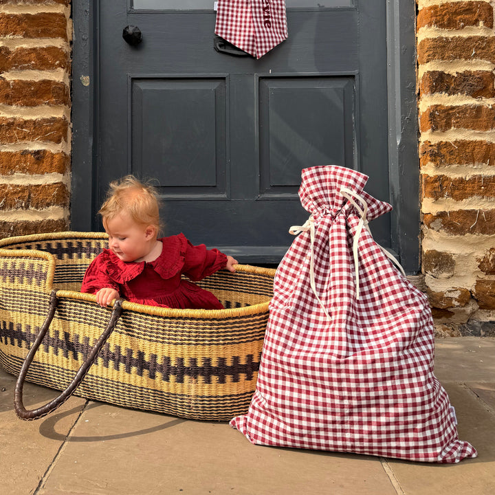 Mabel & Fox - Red Gingham Gift Sack