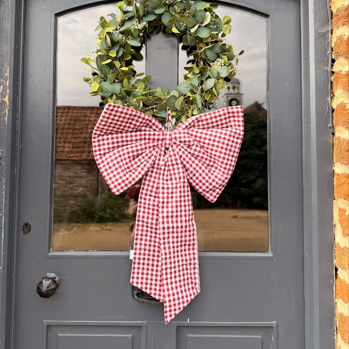 Mabel & Fox - Red Gingham Bow