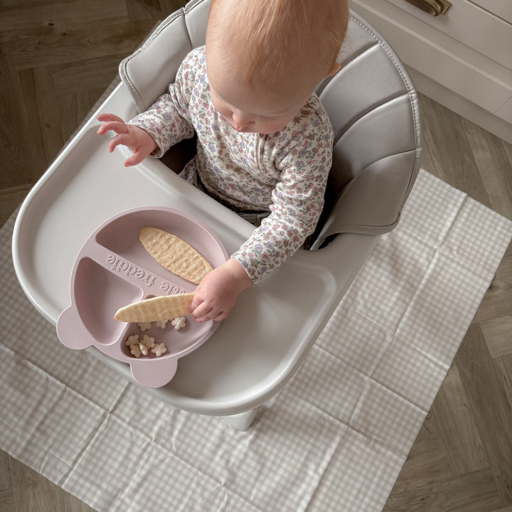 Mabel & Fox - Splash Mat - Beige Gingham