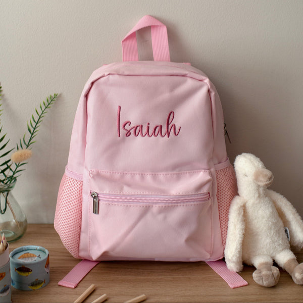 Mabel & Fox - Personalised Kids Mini Backpack - Pink - Mabel & Fox