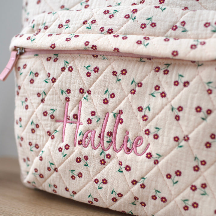 Rockahula - Personalised Rucksack - Quilted Wildflower