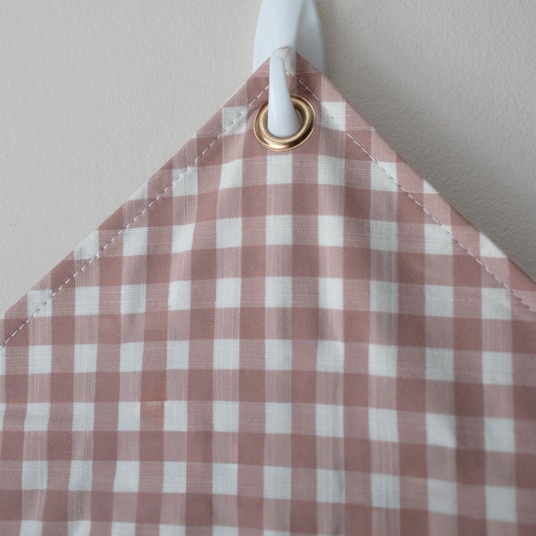 Mabel & Fox - Personalised Pink Gingham Advent Calendar - Embroidered
