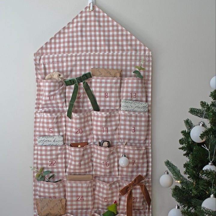 Mabel & Fox - Pink Gingham Advent Calendar