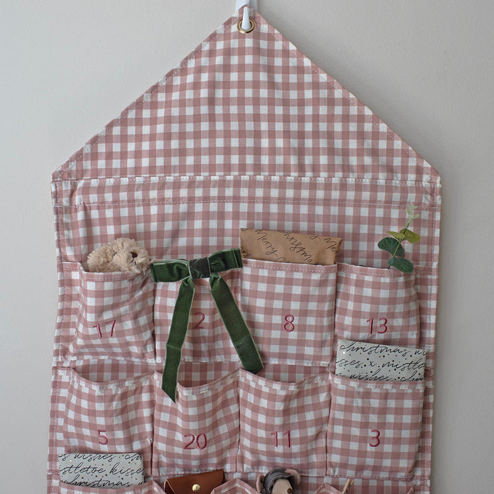 Mabel & Fox - Pink Gingham Advent Calendar