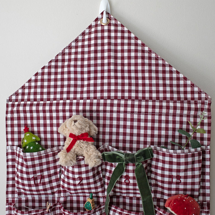 Mabel & Fox - Red Gingham Advent Calendar