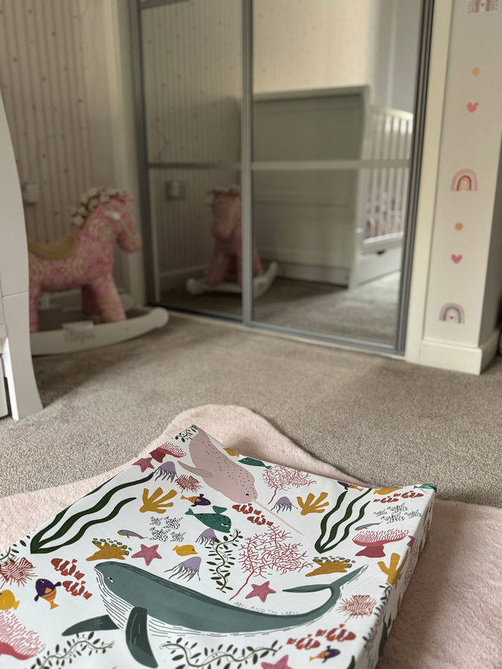 Mabel & Fox - Wedge Changing Mat - Abel & The Label * Exclusive * - Mabel & Fox