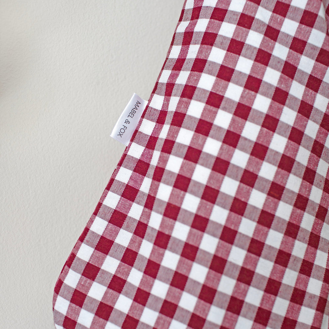 Mabel & Fox - Red Gingham Stocking