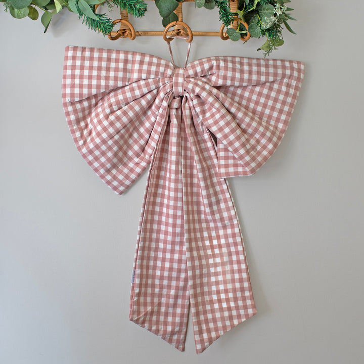 Mabel & Fox - Pink Gingham Bow