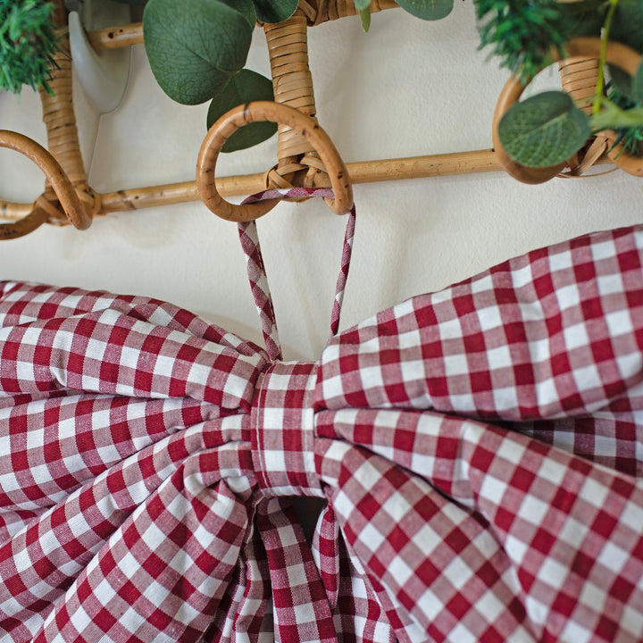 Mabel & Fox - Red Gingham Bow