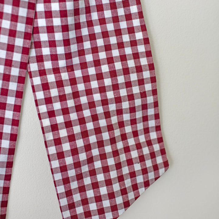 Mabel & Fox - Red Gingham Bow