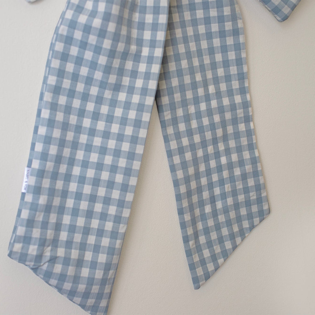 Mabel & Fox - Blue Gingham Bow